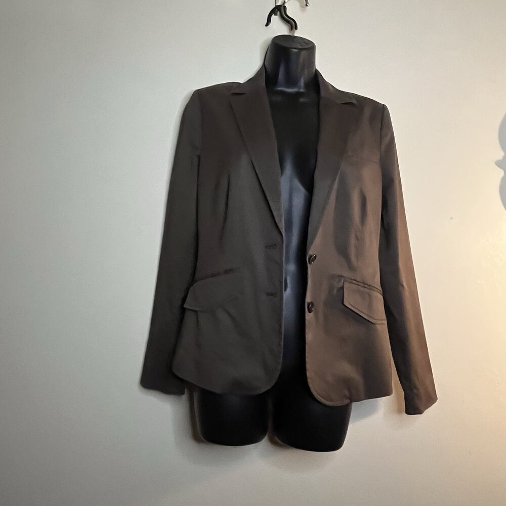 Club Monaco Women's Blazer Size 6 Brown Timeless